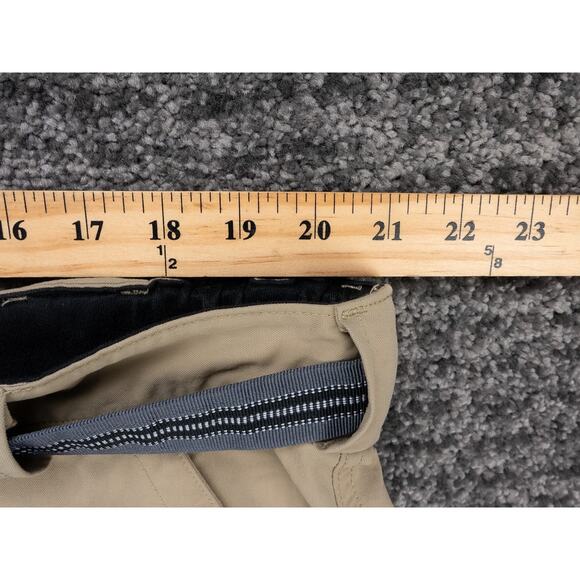 Duluth Trading Pants Mens 2XL x 30 Khaki Dry On The Fly Cargo Belted Outdoor - Picture 8 of 15